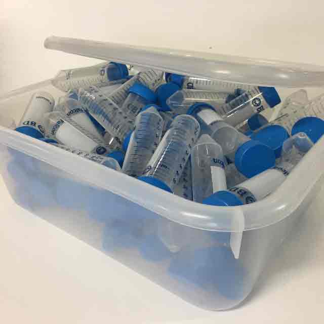 MEDICAL SUPPLIES, Box of Sample Tubes